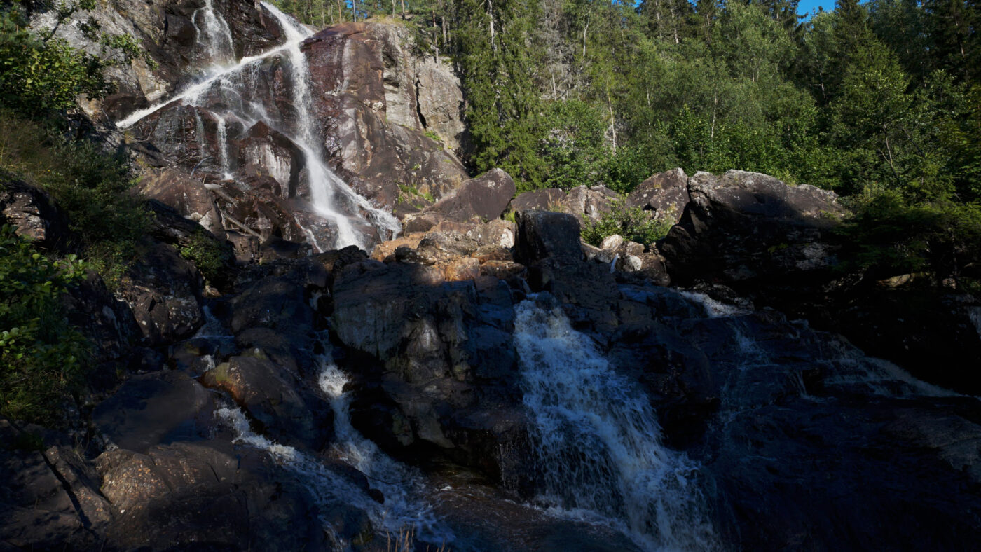 Elgåfossen Waterfall, Part 2, Halden, Norway