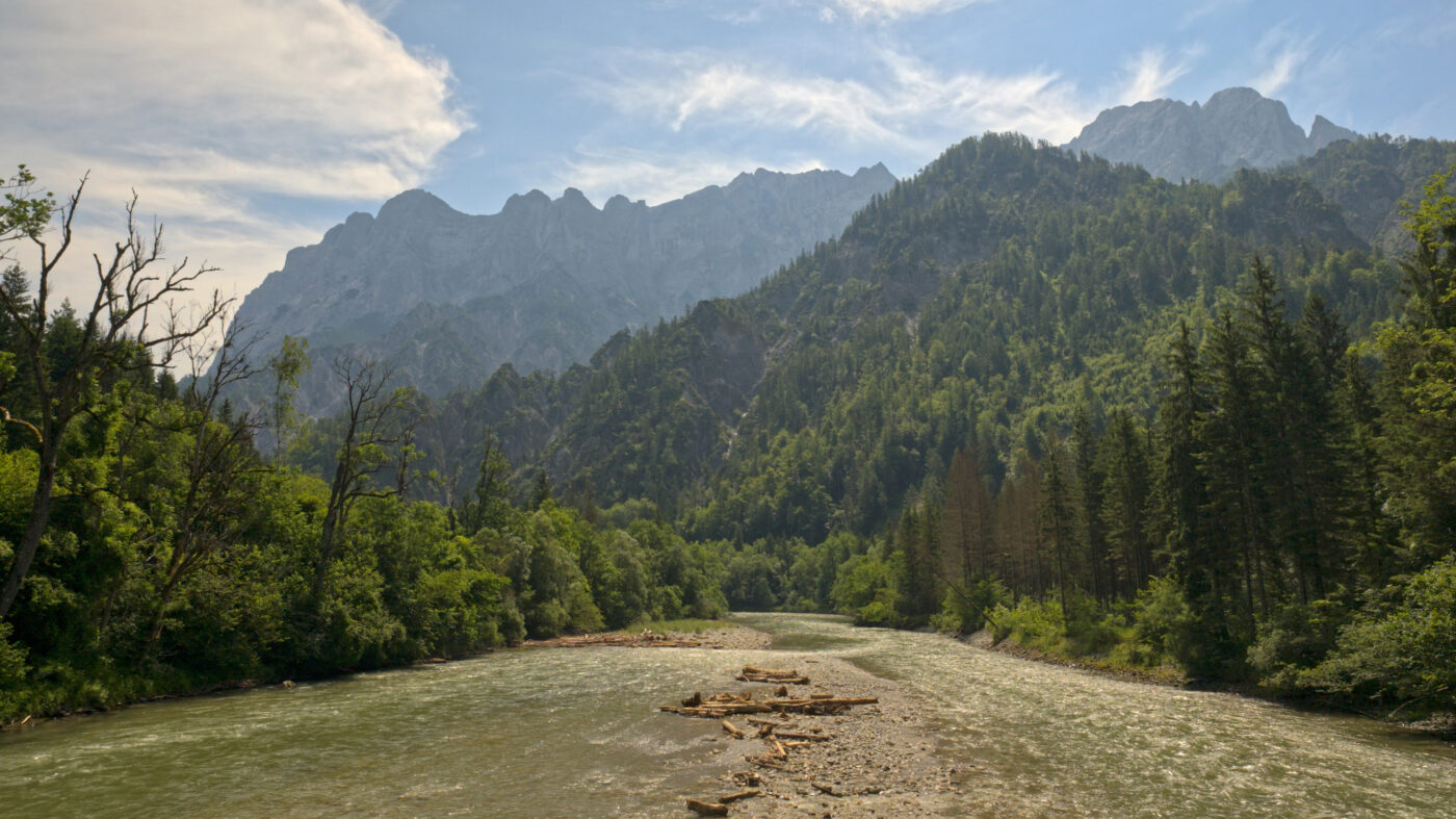 Enns River, Gesäuse National Park, Austria